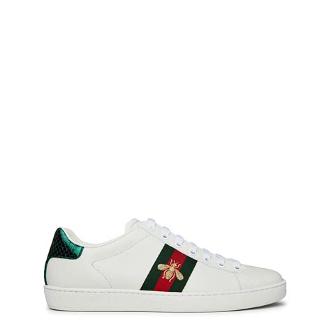 gucci bee trainers womens|gucci ace bee embroidered.